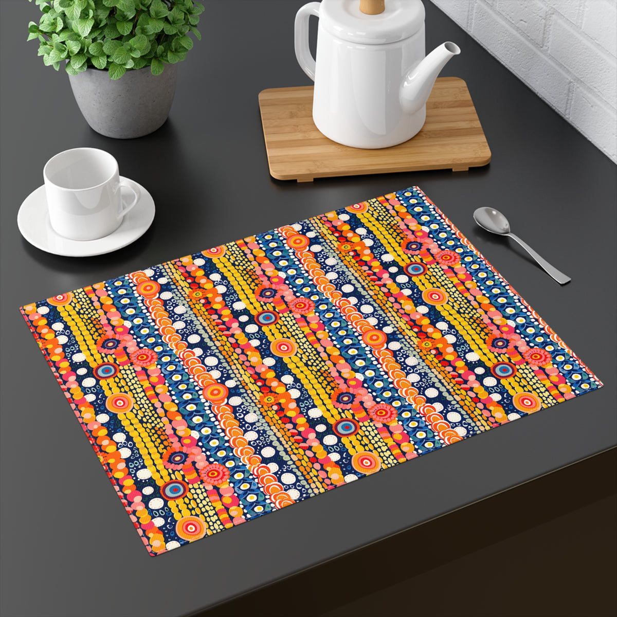 Dotty Delight Placemat - 18" x 14".