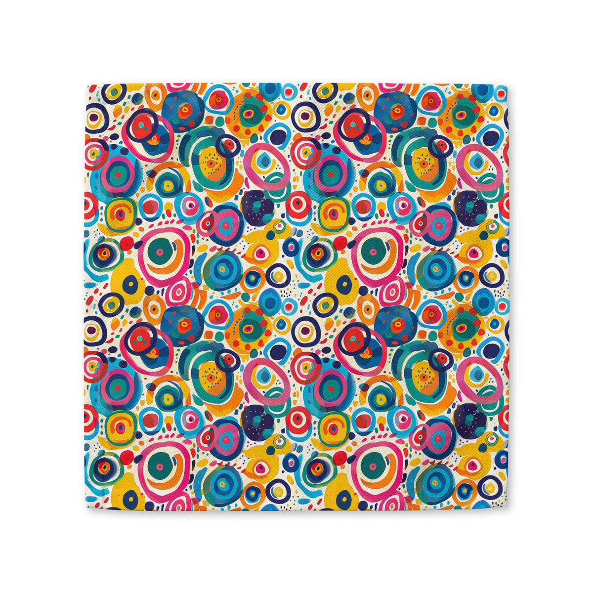 Pop Art Swirls cotton twill napkin