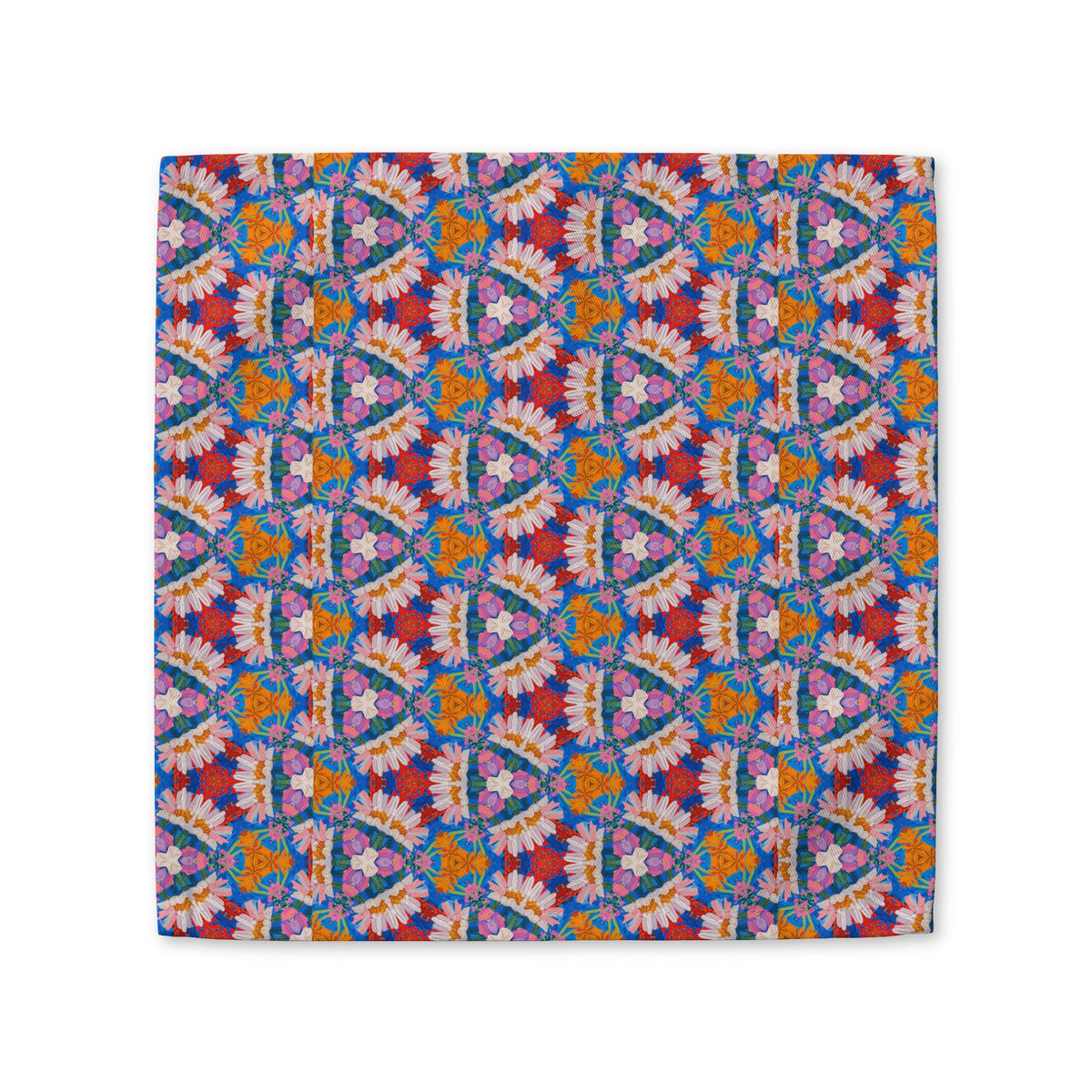 Prismatic Petal Paradise cotton twill napkin