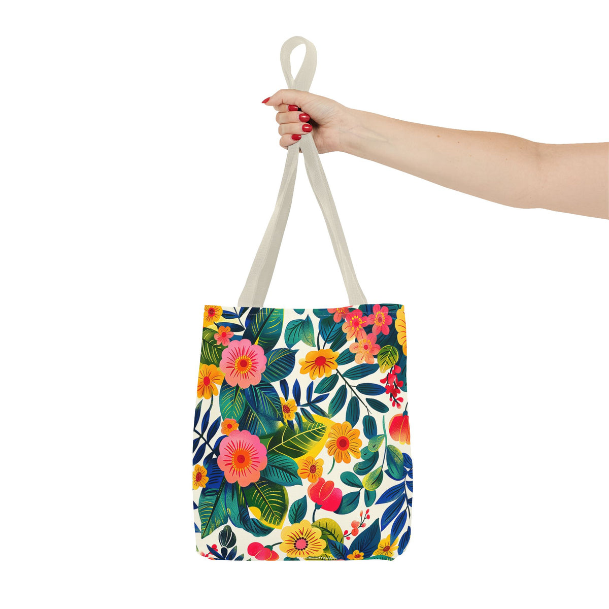 Blossom Bliss Tote Bag - Blossom with Joy on Every Adventure! Available in 3 sizes.