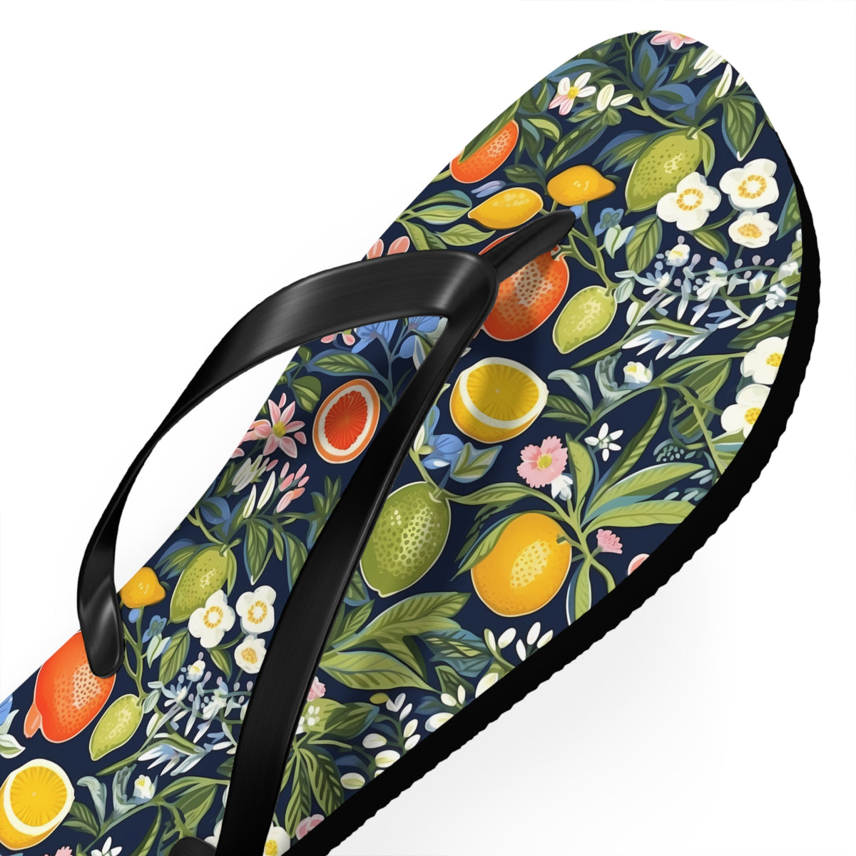 Magical Fruitiness Flip Flops. 5/8" Thick Comfortable Summer or Winter Gym/Sauna Footwear for Men and Women.