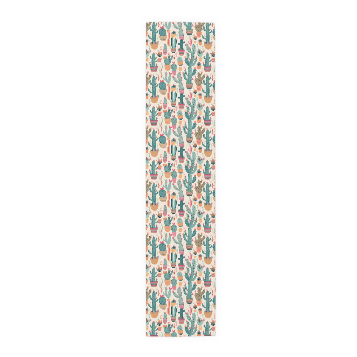 Desert Bloom Boom Table Runner - Bring Desert Charm to Your Table with a Blooming Burst of Joy! Available in 2 sizes.
