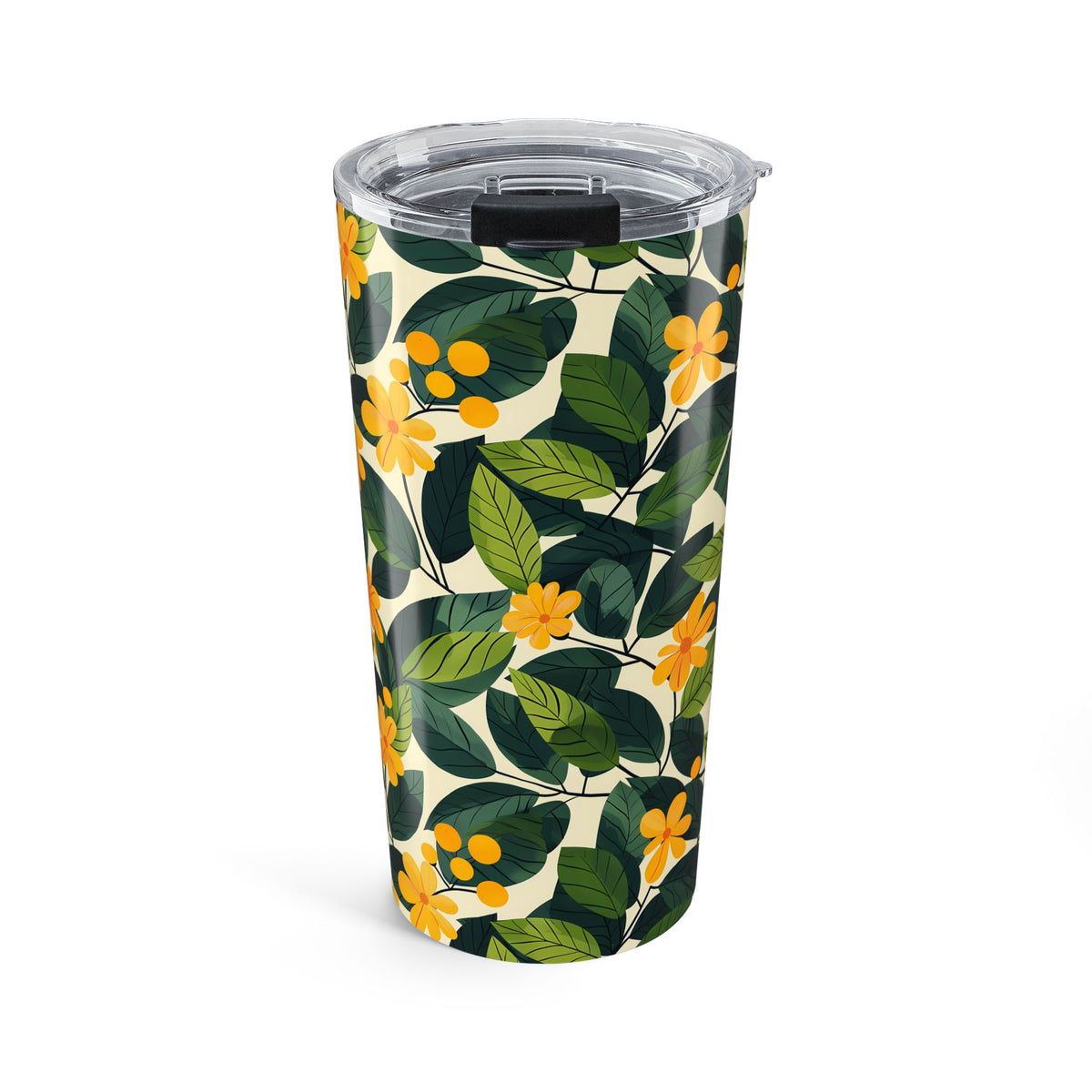 Sunshine Vines Insulated Tumbler - 20 oz. Stainless Steel, Glossy Finish
