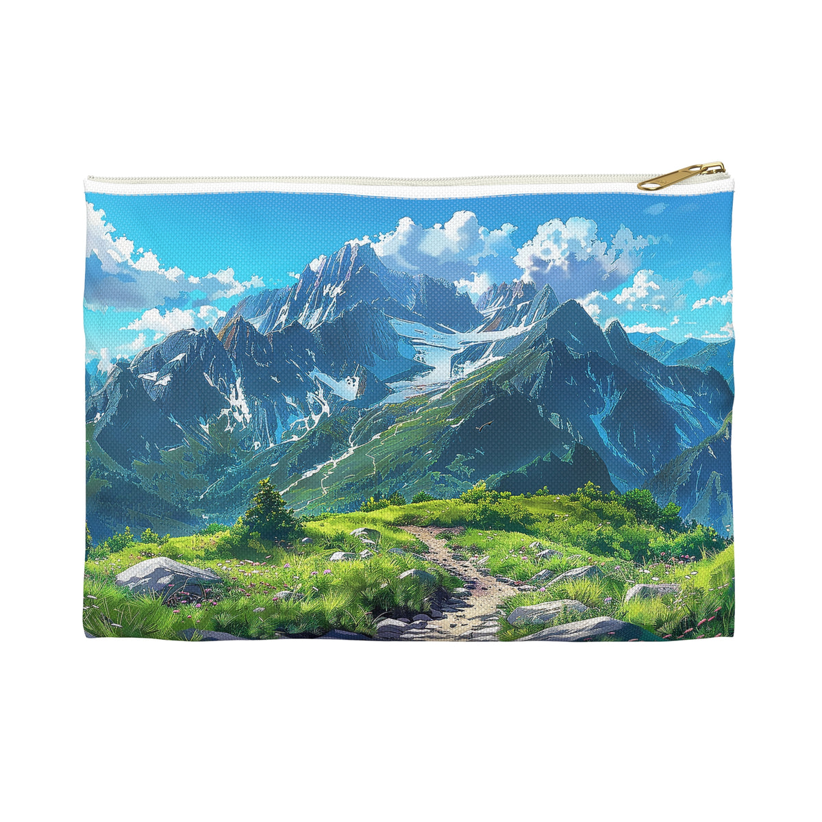Mountain Hiker's Paradise Accessory Pouch - Carry the Spirit of the Mountains Wherever You Go! Available in 2 sizes.