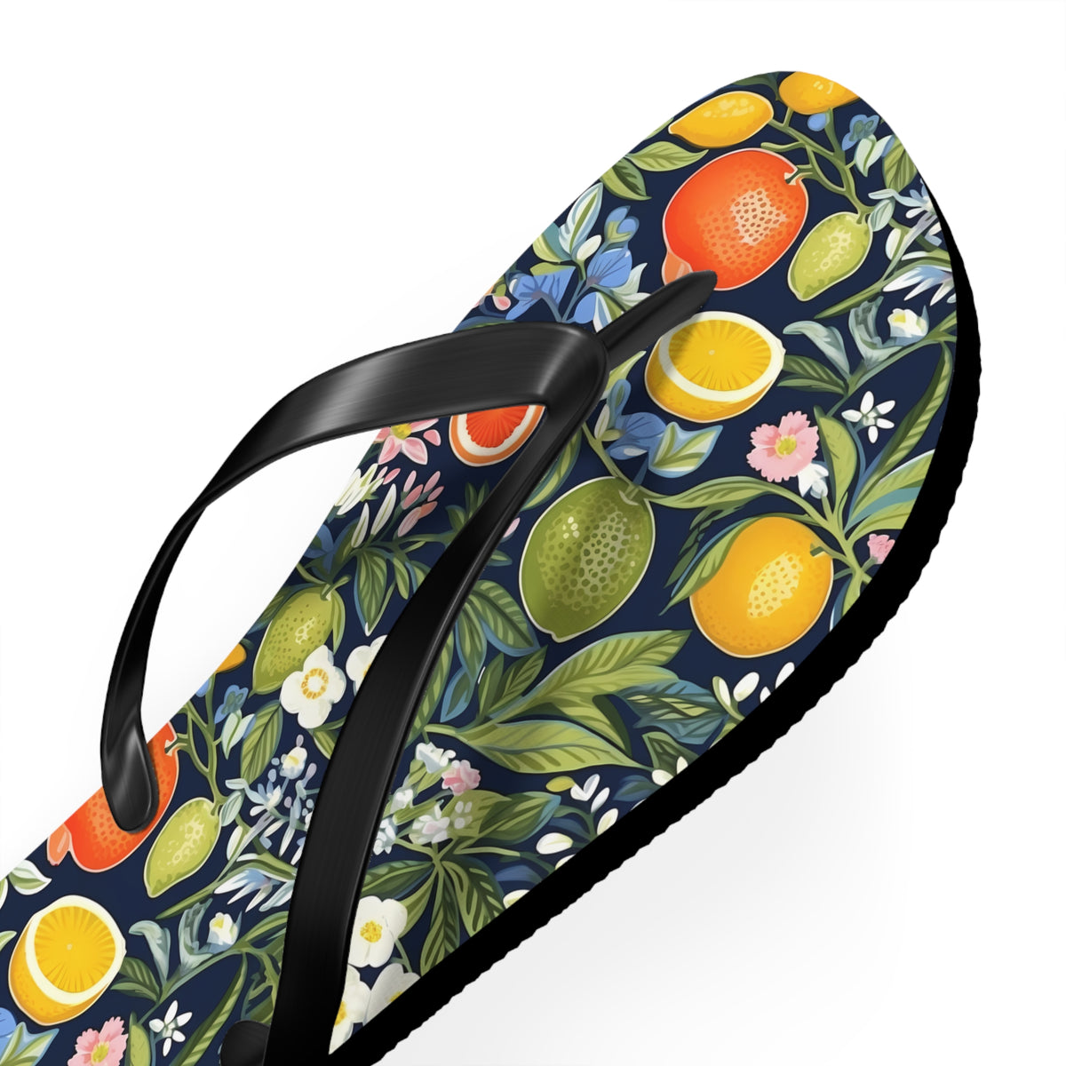 Magical Fruitiness Flip Flops. 5/8" Thick Comfortable Summer or Winter Gym/Sauna Footwear for Men and Women.
