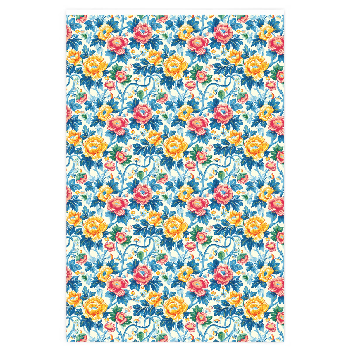 Victorian Vine Romp Wrapping Paper - Wrap Your Gifts in a Playful Floral Twist of Timeless Charm! Available in 2 sizes.