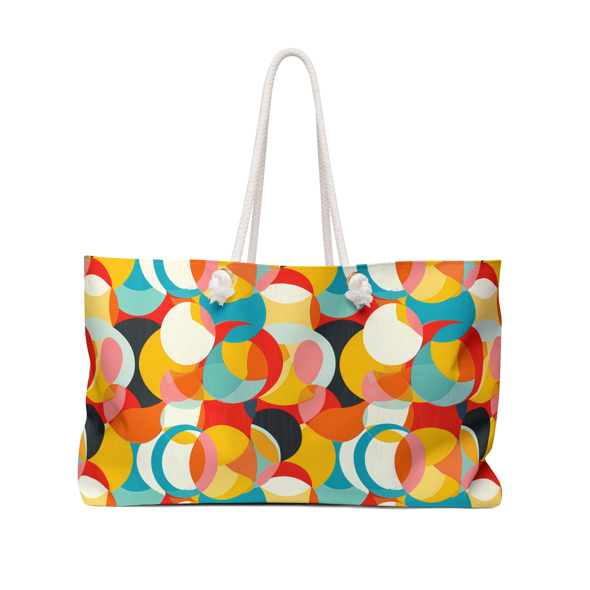 Mod Circle Medley Weekender Bag - Travel in Style - Retro Vibes for Modern Adventures!