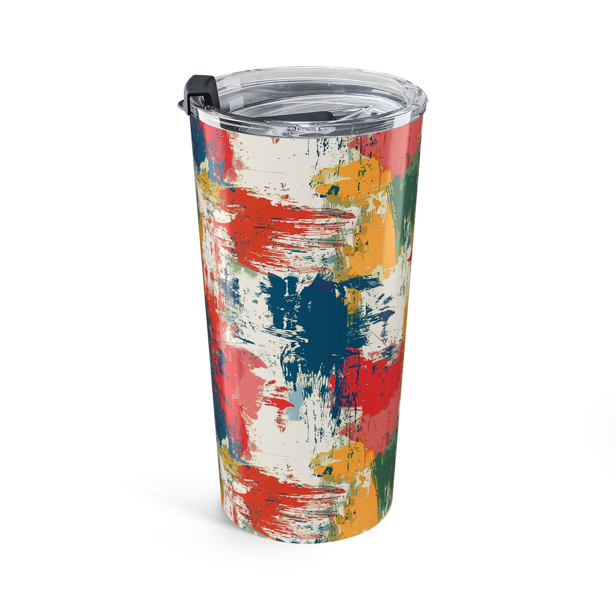 Paint Splash Palette Insulated Tumbler - 20 oz. Stainless Steel, Glossy Finish