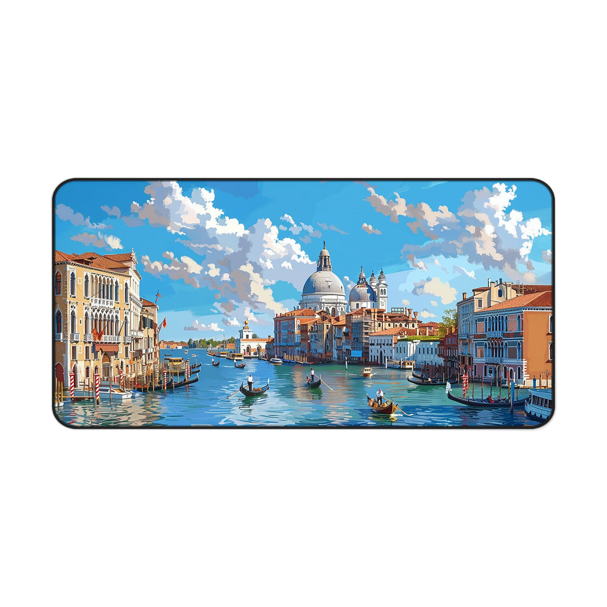 Venetian Grand Canal Desk Mat (Desk Pad) - Glide Through Your Workday with Venetian Elegance! Available in 3 sizes.