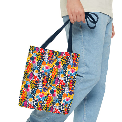 ColorSplash Pop Tote Bag - Pop into Style with a Splash of Color! Available in 3 sizes.