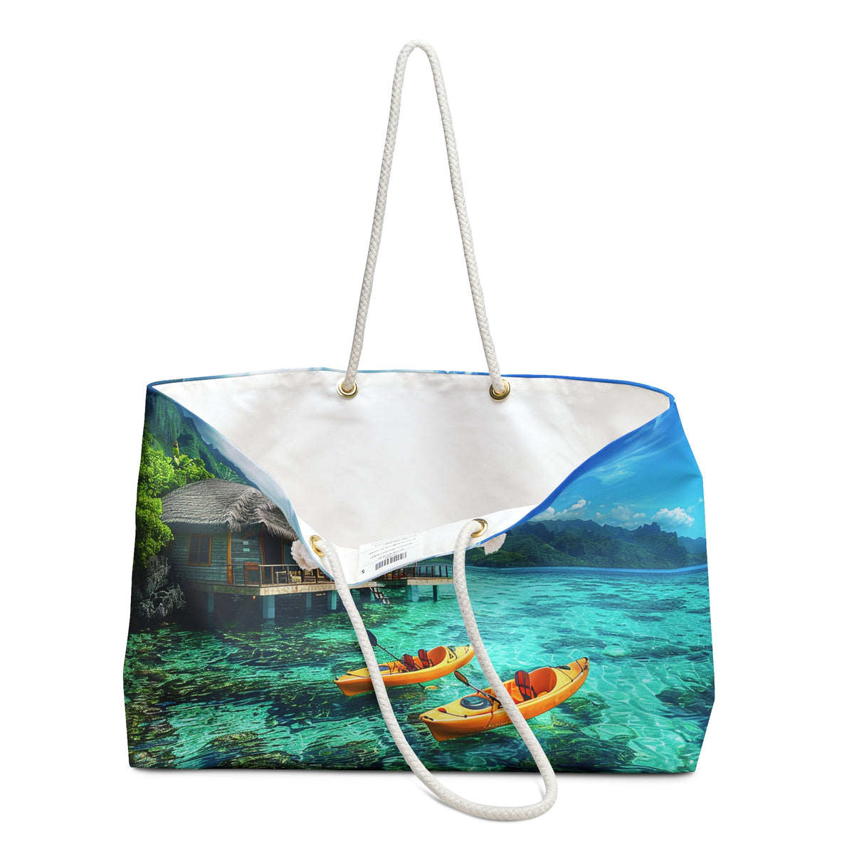Tropical Serenity Weekender Bag - Escape to Paradise - Carry the Calm of Tropical Serenity with You!