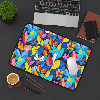 Rhapsody in Bloom Desk Mat (Desk Pad) - Add a Touch of Bloom and Comfort to Your Workspace! Available in 3 sizes.