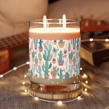 Desert Bloom Boom 100% Soy Wax Scented Candle - 11 oz. Full-Glass, Phthalate-Free & Lead-Free - Three Fragrance Options
