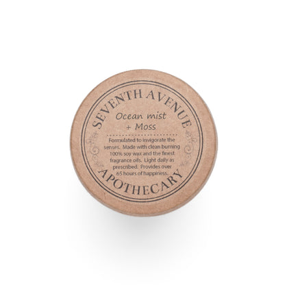 Coral Plume 100% Soy Wax Scented Candle - 11 oz. Full-Glass, Phthalate-Free & Lead-Free - Three Fragrance Options