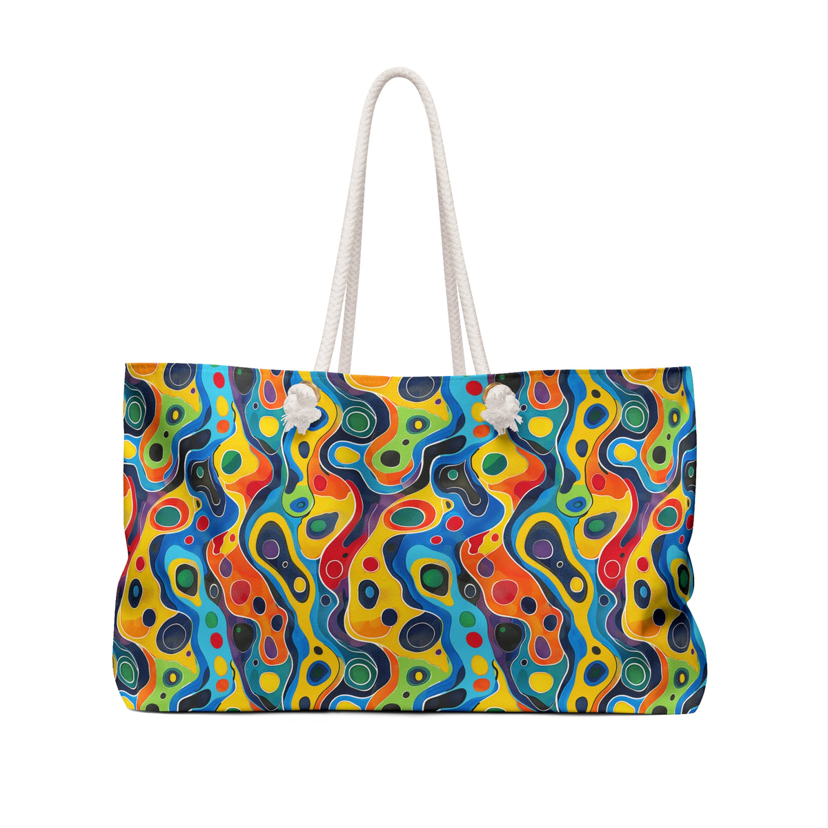 Groovy Splash Weekender Bag - Turn Heads and Brighten Your Journey - Dive into a Groovy Splash of Color!