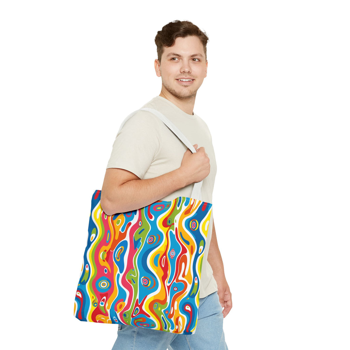 Melting Mirage Tote Bag - Flow Through Life in Artistic Style! Available in 3 sizes.