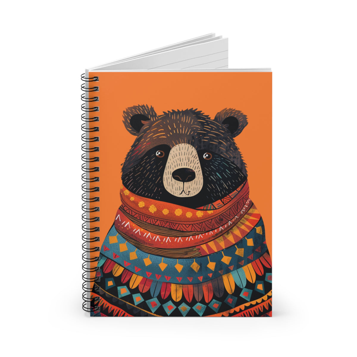 Uncle Bear Chic Spiral Notebook - Ruled Line - Jot Down Your Adventures with Papa Bear Notebook! From our Bear Family Collection.