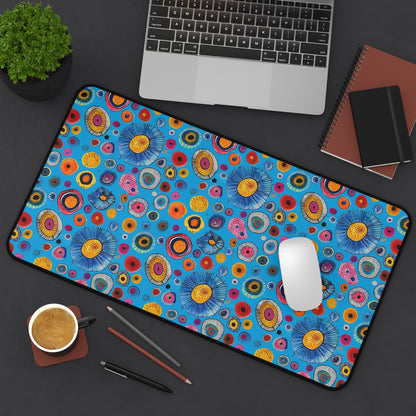 Primordial Sea Life Desk Mat (Desk Pad) - Dive Deep into Creativity! Available in 3 sizes.