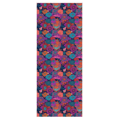 Purple Flower Parade Wrapping Paper - Bring Psychedelic Purple Flower Power to Your Gifts! Available in 2 sizes.