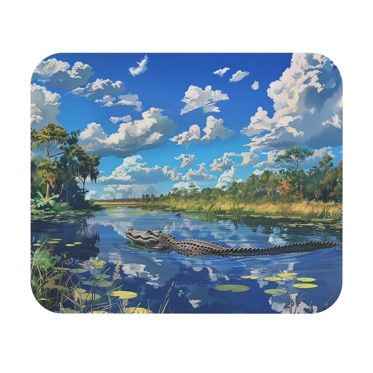 Everglades Encounter Mouse Pad - Bring the Wild Beauty of the Everglades to Your Desk!