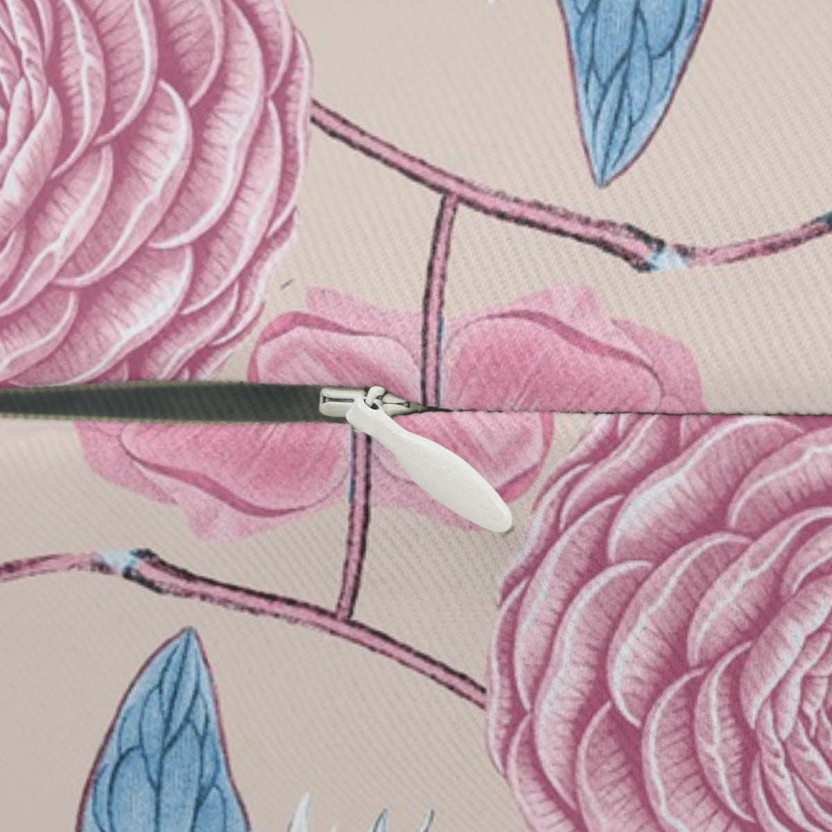 Blush Bloom Serenity Lumbar Pillow - Spun Polyester - 20" x 14" - The Square Throw Pillow's Matching Mate.