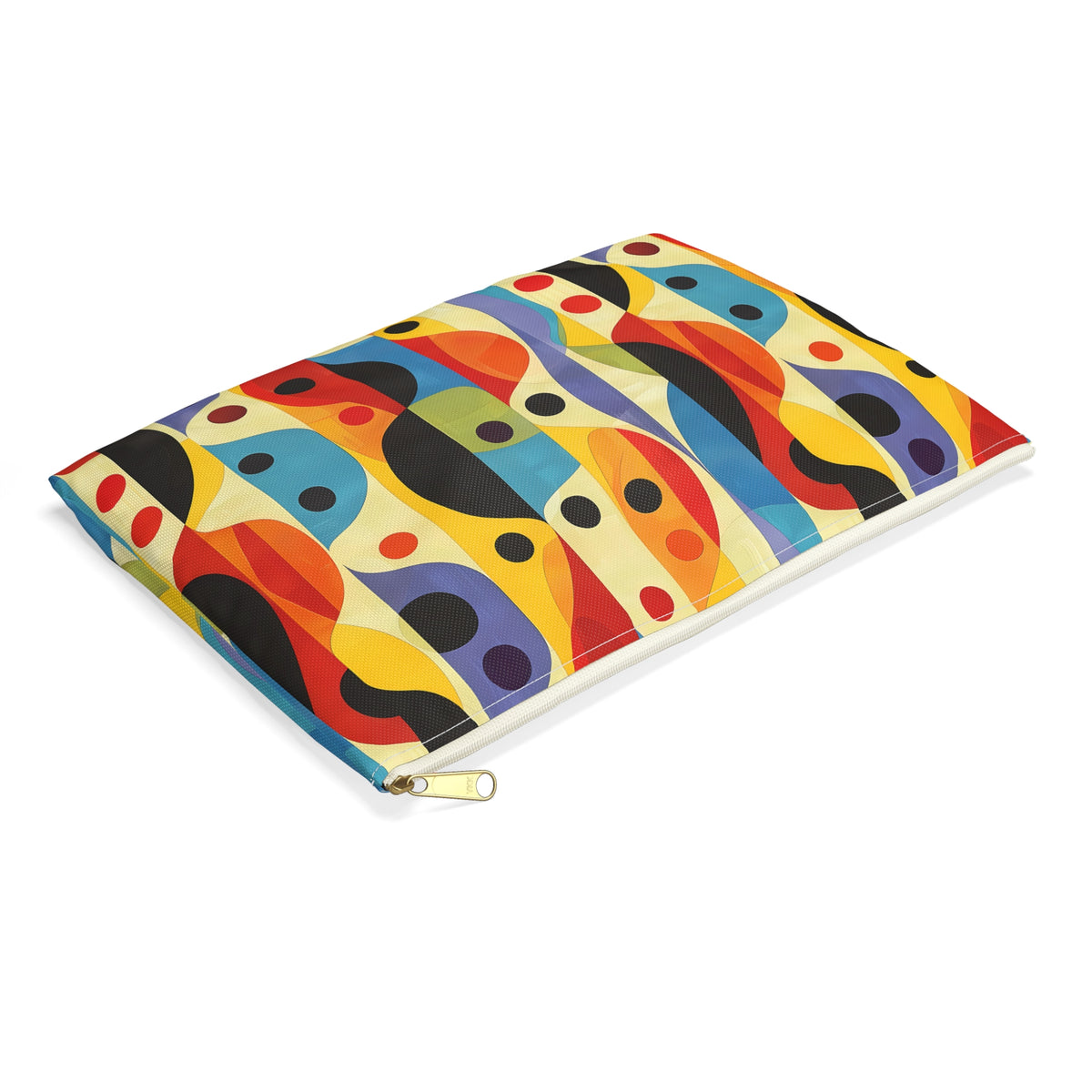 Linear Color Mesa Accessory Pouch - Color Your Journey with Bold, Linear Elegance! Available in 2 sizes.