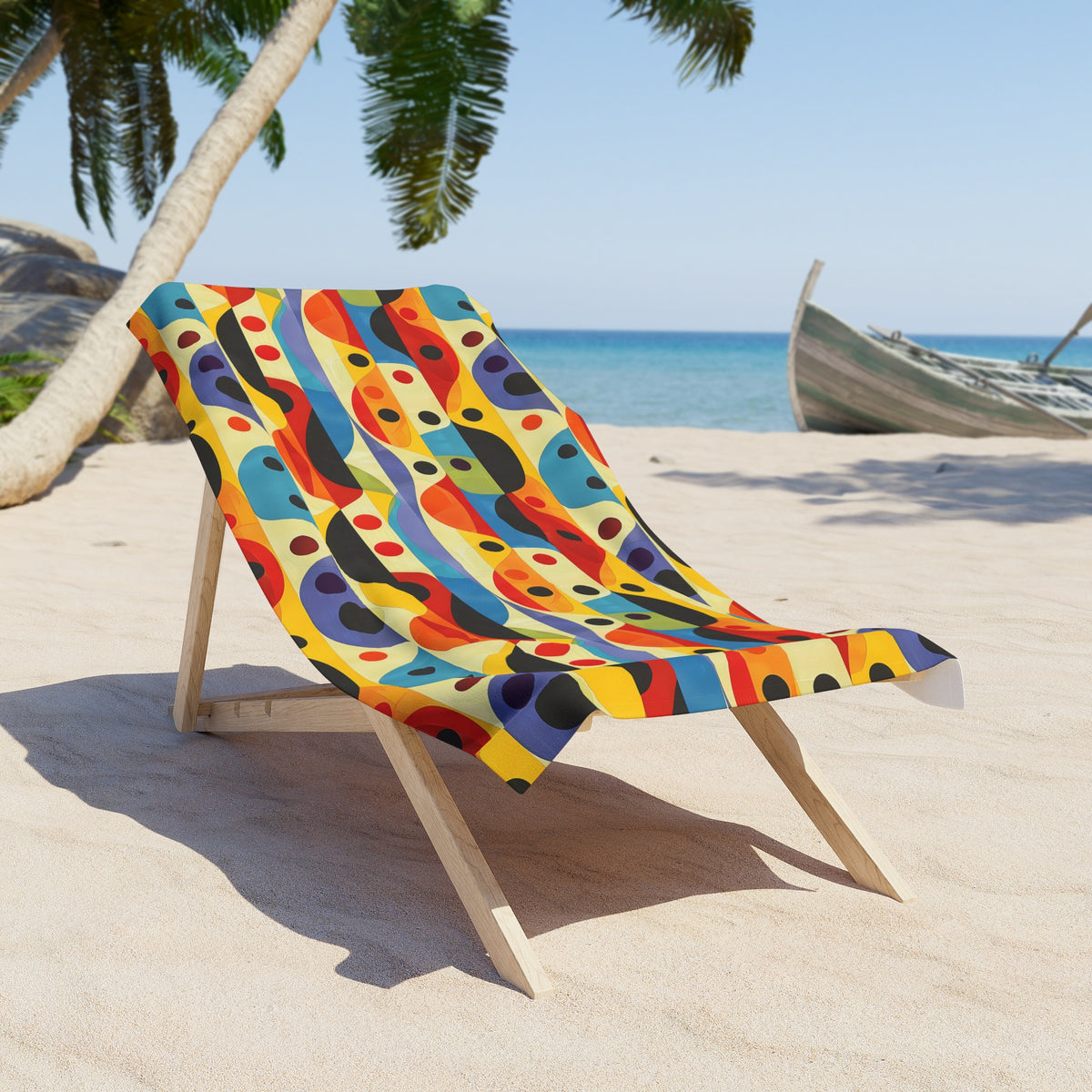 Linear Color Mesa Luxurious Beach Towel - Wrap Yourself in the Linear Colors of the Mesa! Available in 2 sizes.