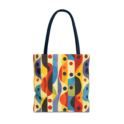 Linear Color Mesa Tote Bag - Travel Boldly, Express Vibrantly! Available in 3 sizes.