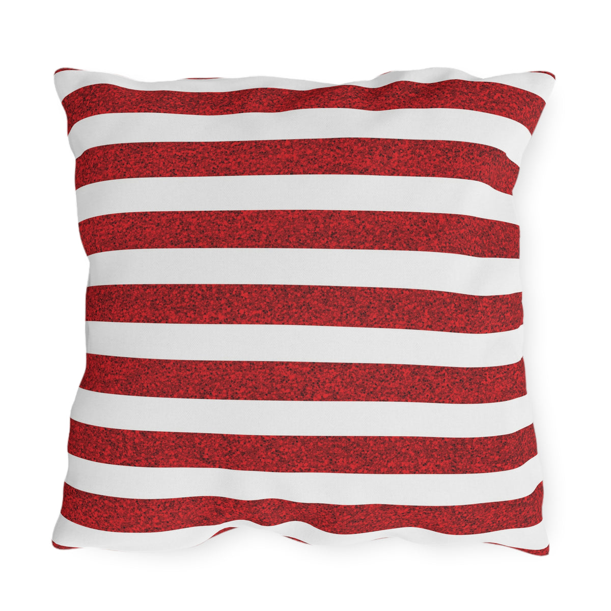 Sparkle Stripes Square Outdoor Pillow - Spun Polyester - Double-Sided Print - Concealed Zipper - Available in 3 sizes.