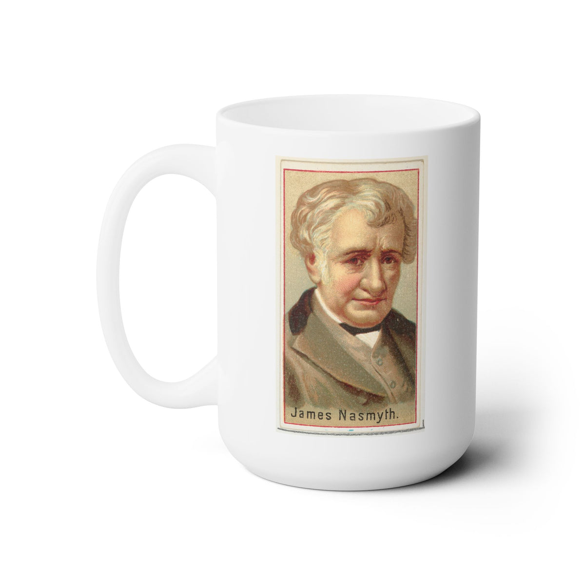 Inventor Series: James Nasmyth Ceramic Mug - 15 oz - Forge Ahead with Every Sip!