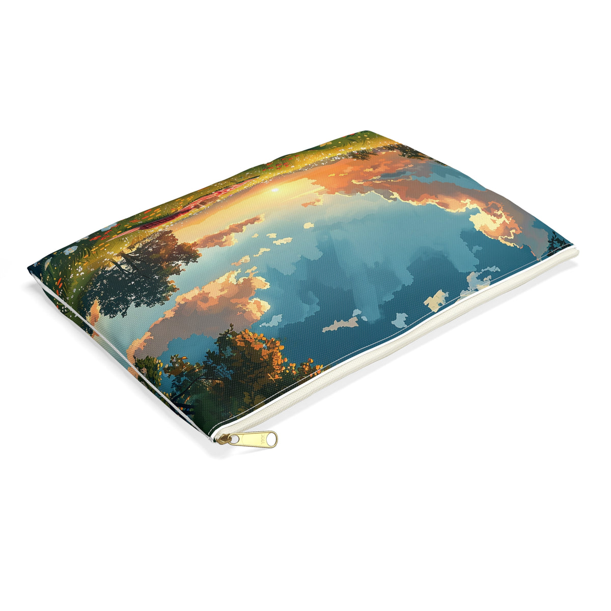 Meadow Picnic Accessory Pouch - Escape to Tranquility! Available in 2 sizes.
