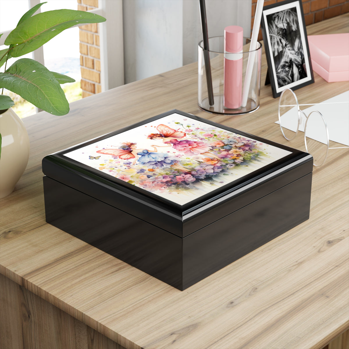 Enchanted Fairy Meadow Jewelry Box - Enchanting Design - Perfect Gift for Girls!