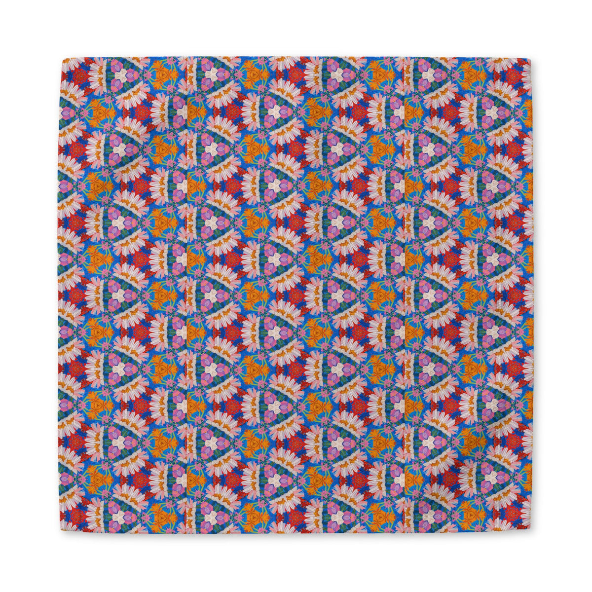 Prismatic Petal Paradise cotton twill napkin