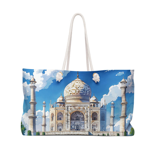 Majestic Taj Mahal Weekender Bag - Carry the Grandeur of the Taj Mahal Wherever You Go!