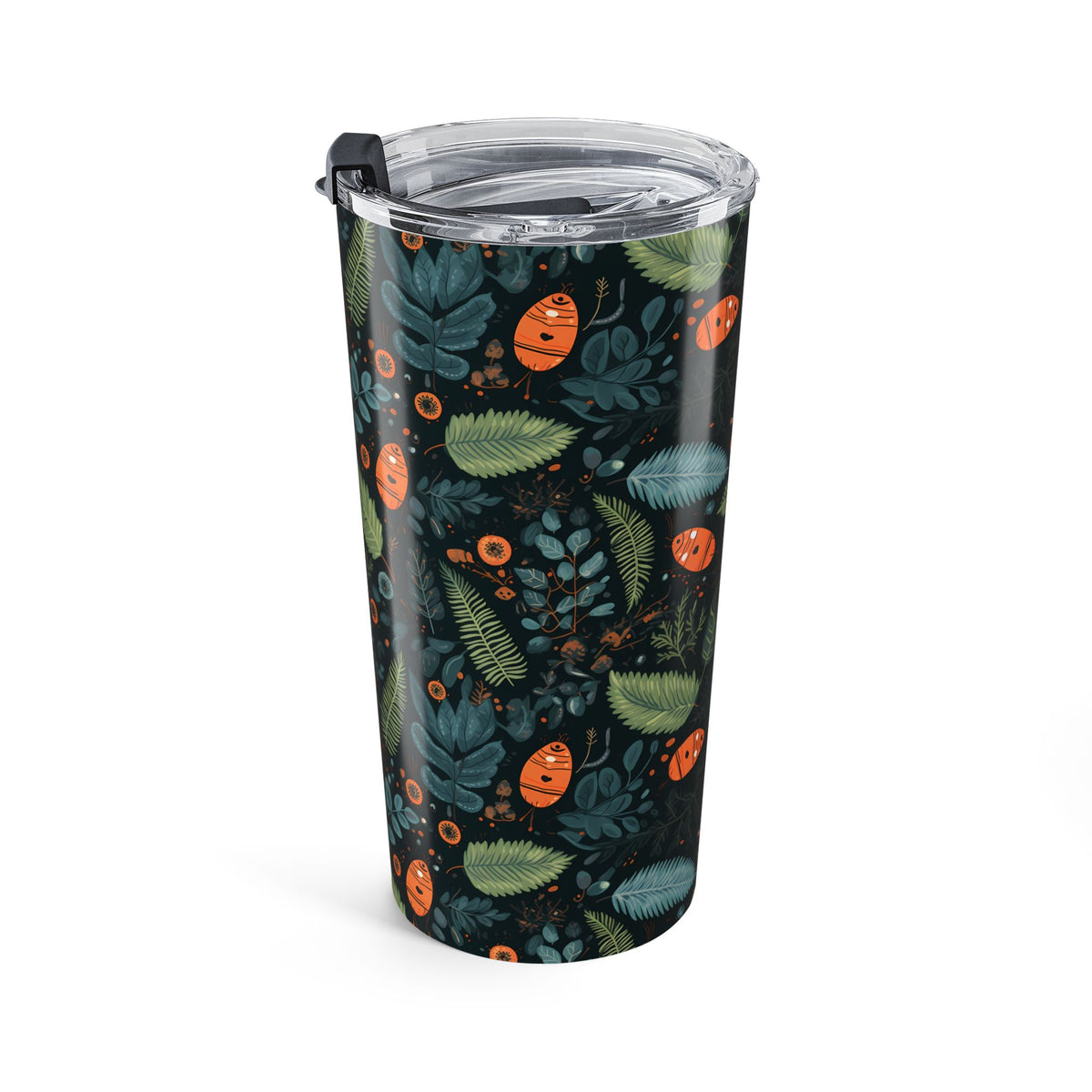 Mysterious Ferns Insulated Tumbler - 20 oz. Stainless Steel, Glossy Finish