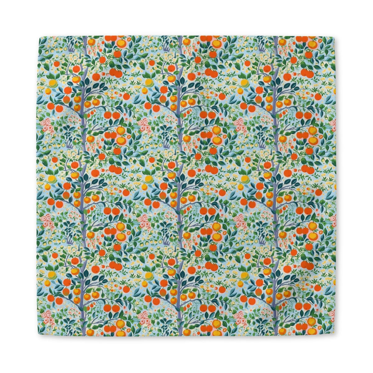 Modern Citrus Tree cotton twill napkin