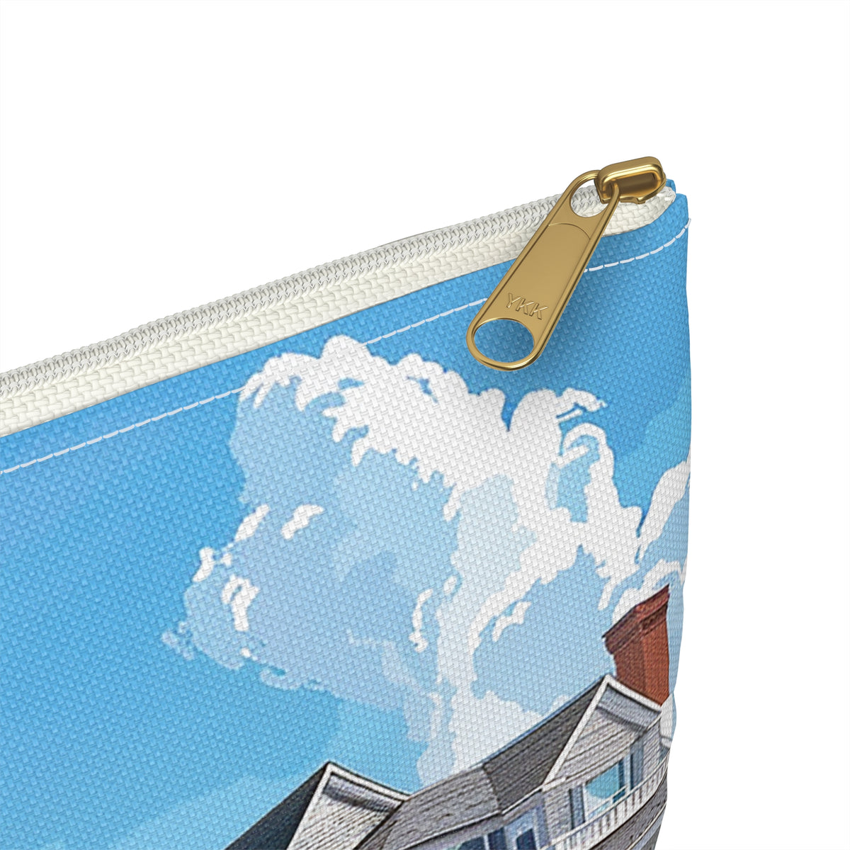 Nantucket Beach House Accessory Pouch - Carry the Charm of Nantucket With You! Available in 2 sizes.