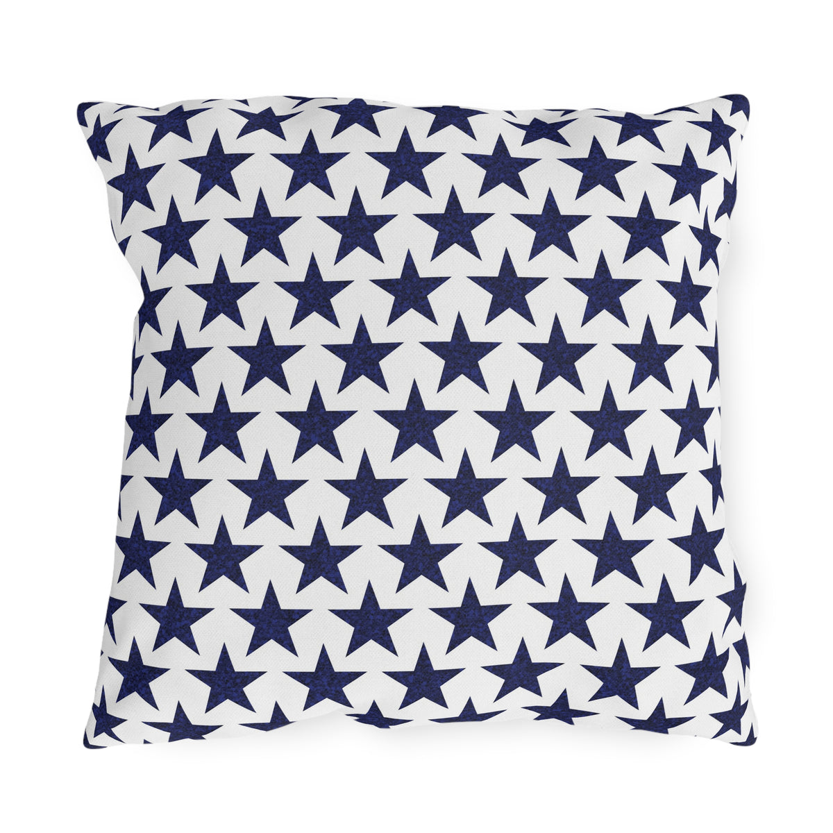 Starry Salute Square Outdoor Pillow - Spun Polyester - Double-Sided Print - Concealed Zipper - Available in 3 sizes.