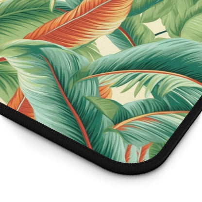 Tropical Old Miami Desk Mat (Desk Pad) - Bring the Tropics to Your Desktop! Available in 3 sizes.