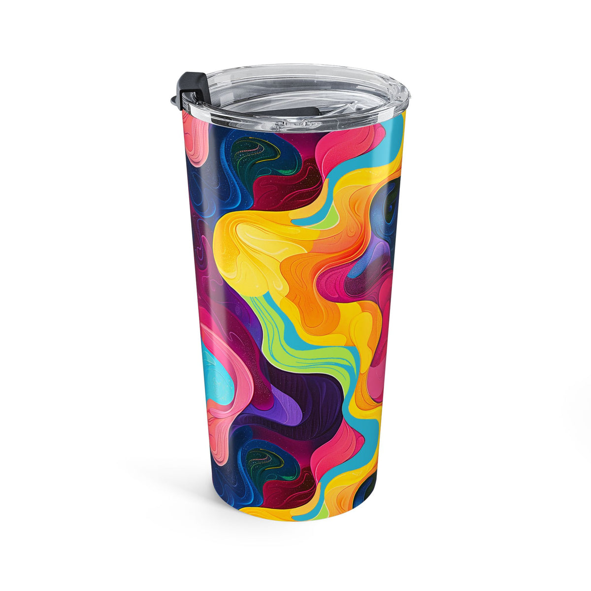 Wavelength Wonder Insulated Tumbler - 20 oz. Stainless Steel, Glossy Finish