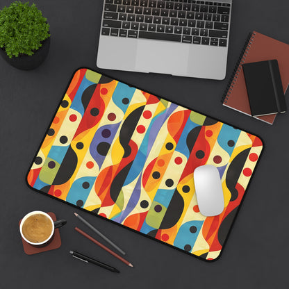 Linear Color Mesa Desk Mat (Desk Pad) - Make a Bold Statement with Every Task! Available in 3 sizes.