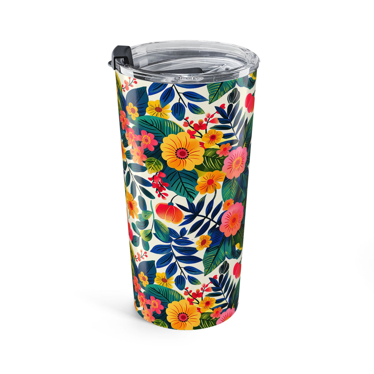 Blossom Bliss Insulated Tumbler - 20 oz. Stainless Steel, Glossy Finish