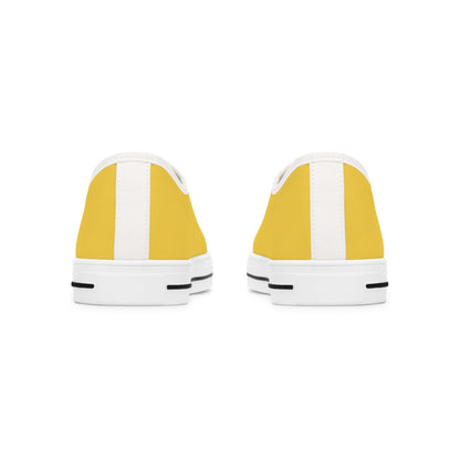 Daffodil Ladies' Two-Tone Low Top Sneakers - Brighten Your Day – Where Sunny Vibes Meet Effortless Style!