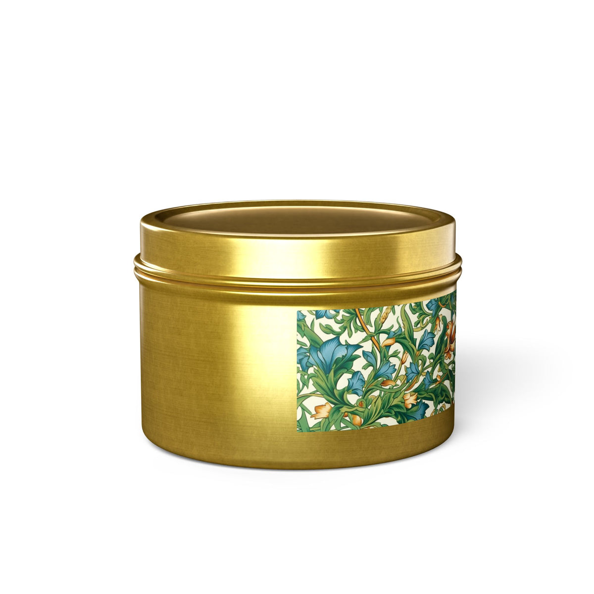 Medieval Meets Modern Vines Tin Candle. Light Up Your Space with Timeless Elegance! Available in 2 sizes, 3 finishes, and 5 scents.