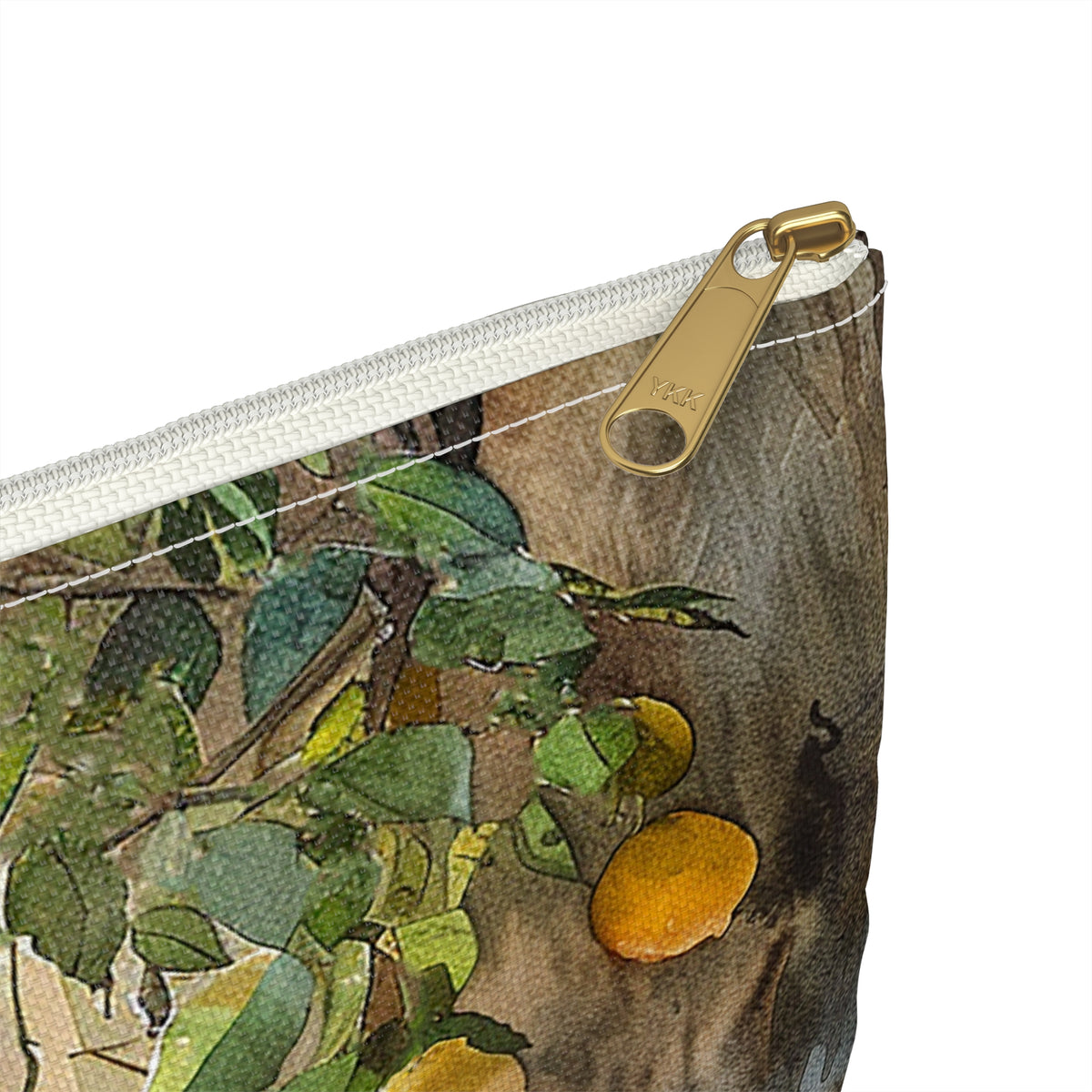 Morning Light on Lemons Accessory Pouch - Bring a Slice of Sun-Kissed Serenity to Your Day! Available in 2 sizes.