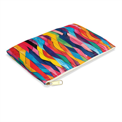 Retro Ripples Accessory Pouch - Ride the Waves of Retro Cool! Available in 2 sizes.