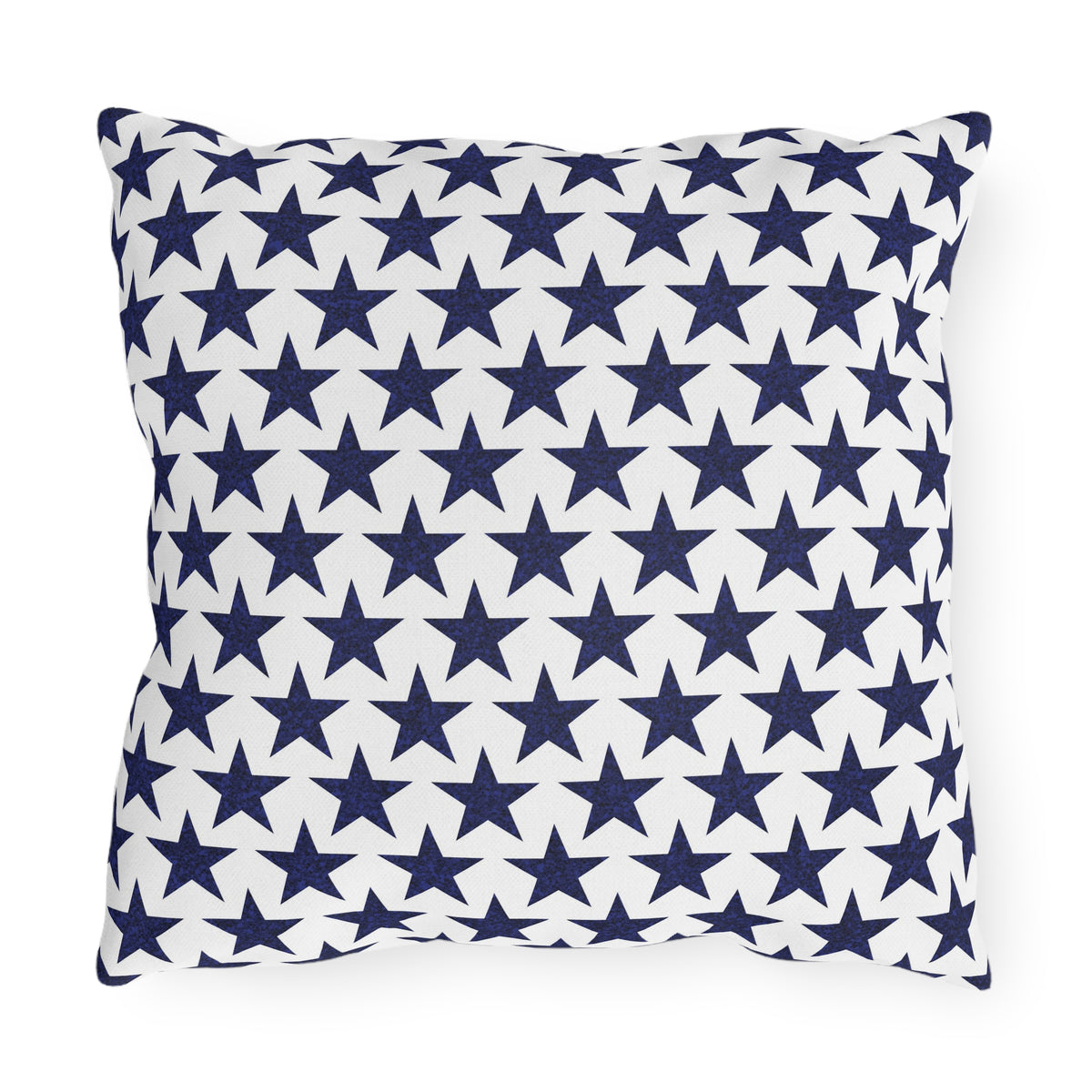 Starry Salute Square Outdoor Pillow - Spun Polyester - Double-Sided Print - Concealed Zipper - Available in 3 sizes.