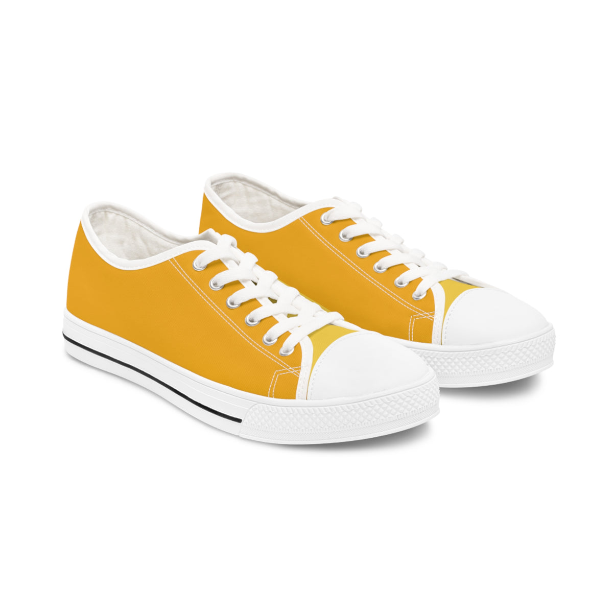 Buttercup Ladies' Two-Tone Low Top Sneakers - Step Into Sunshine – Where Subtle Elegance Meets Playful Charm!