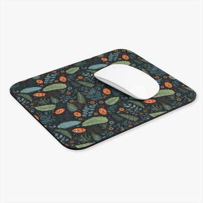 Mysterious Ferns Mouse Pad - Elegance Meets Whimsy with Every Click!