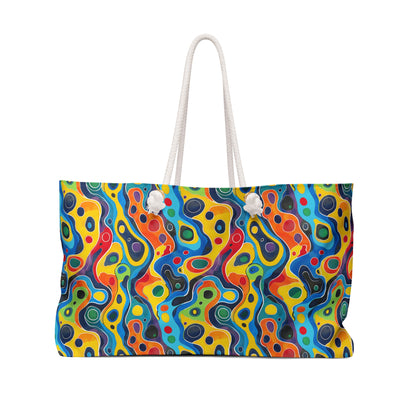 Groovy Splash Weekender Bag - Turn Heads and Brighten Your Journey - Dive into a Groovy Splash of Color!